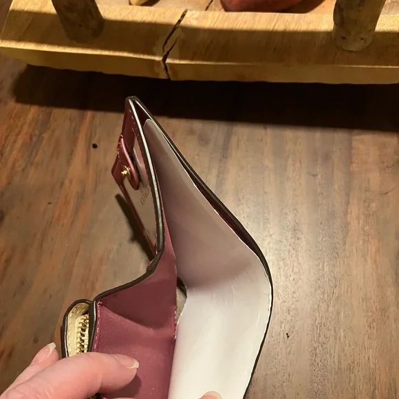 Coach Cream and Tan Logo Wallet - Picture 8 of 8